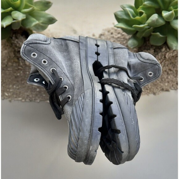 Vintage VTG 90’s Black Faded Denim Guess Boots Shoes Women’s Size 8 - Picture 4 of 9